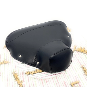 Funda de asiento azul oscuro con orificios para el asa de 17,5 cm para VESPA 125 VNA1/2T VNB1/2/3/4/5/6T 150 VB1T VBB1/2T o 610023M001