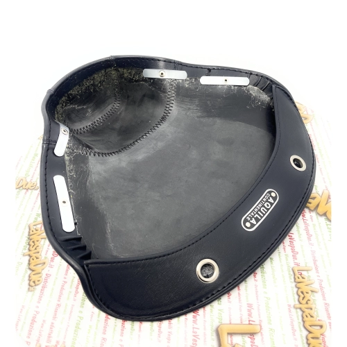 Funda de asiento azul oscuro con orificios para el asa de 17,5 cm para VESPA 125 VNA1/2T VNB1/2/3/4/5/6T 150 VB1T VBB1/2T o 610023M001