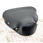 Copertina copertura sella nera fori maniglia cm 24,5 per VESPA 125 VNA1 2T VNB1 2 3 4 5 6T 150 VB1T VBB1 2T con targhetta aquila continentale