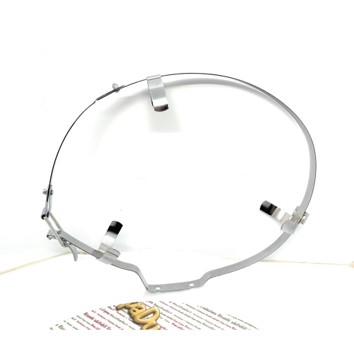 Support central pour roue de secours de 8 pouces pour VESPA 125 VNA VNB 150 VBA VBB en métal chromé, fixation au cadre et au repose-pieds