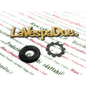 Juego de arandelas planas y dentadas para la fijación del volante para VESPA 98 V98T 125 V0T V1T a V15T V30T a V33T U VU1T VM1T VM2T