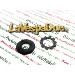 Jeu de rondelles plates et dentées pour la fixation du volant moteur des VESPA 98 V98T 125 V0T V1T à V15T V30T à V33T U VU1T VM1T VM2T