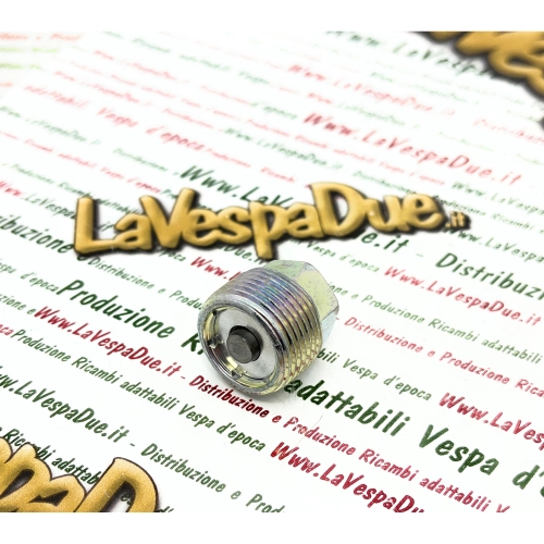 Tapón de drenaje de aceite magnético, diámetro 22 mm, para VESPA 160 GS 180 SS APE a partir de 1978 con imán
