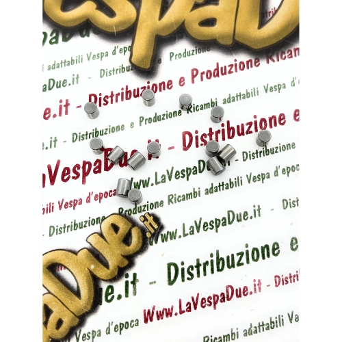 Satz mit 14 Rollen 4 x 5 mm für die Schaltwellenseite der VESPA 125 150 VNA VNB VNC VNL2 VBA VBB GL VLB APE AE01T >01975 AE1T>6723 AD1T>44156