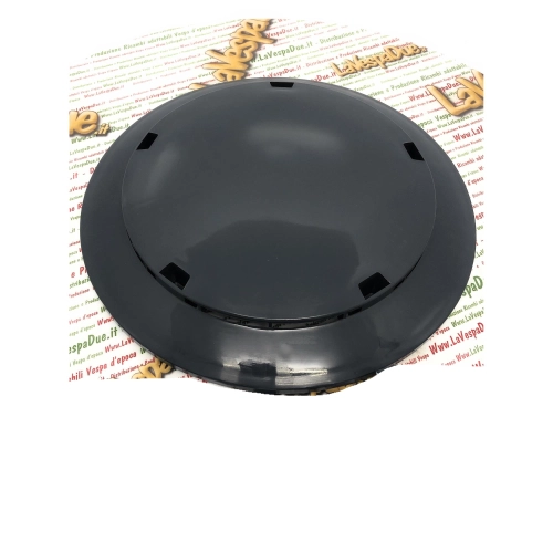 Enjoliveur central de roue en plastique gris sans butée pour VESPA 50 125 PK XL PX 125 T5 plurimatic ro 233193 445095 245787 ADAPTABLE À TOUTES LES JANTES DE 10"