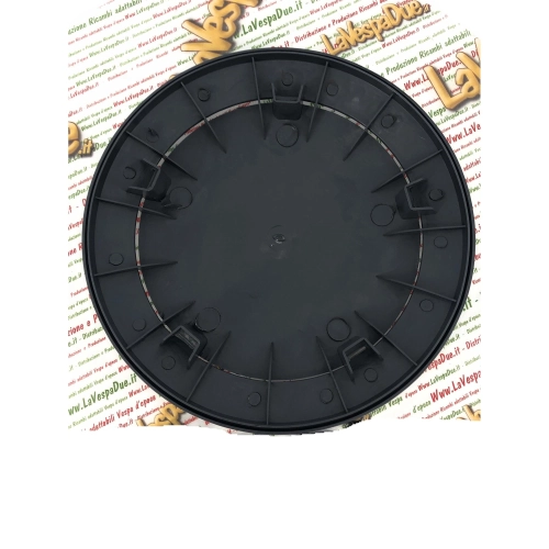 Enjoliveur central de roue en plastique gris sans butée pour VESPA 50 125 PK XL PX 125 T5 plurimatic ro 233193 445095 245787 ADAPTABLE À TOUTES LES JANTES DE 10"