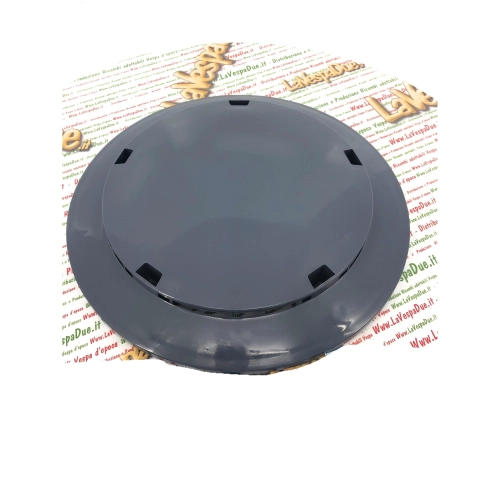 Enjoliveur central de roue en plastique gris sans butée pour VESPA 50 125 PK XL PX 125 T5 plurimatic ro 233193 445095 245787 ADAPTABLE À TOUTES LES JANTES DE 10"
