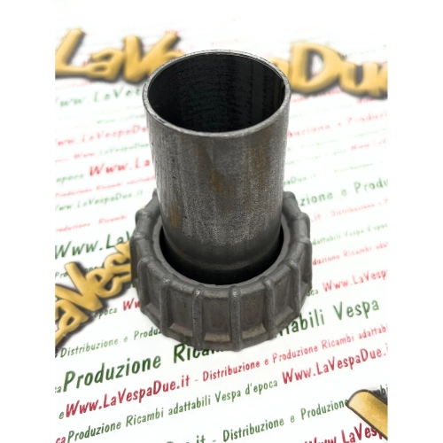 Anillo colector de escape de aluminio con conexión para tubo para silenciador VESPA 150 GS VS2T VS3T VS4T VS5T, tubo de 35 mm, 7 mm de longitud, para montaje de un tubo de escape modificado