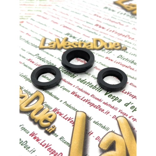 Kit de 3 joints en caoutchouc pour disque anti-poussière et levier de frein arrière pour Vespa 160 GS 180 SS VSB1T VSC1T (joints en caoutchouc pour garniture de frein).