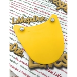 Paraspruzzi giallo completo di rivetti per PIAGGIO CIAO SC L P PV PX PXV CIAO EU1-EU2 MIX TEEN adattabile SI BOXER GRILLO parafango anteriore r.o. 142779 142425