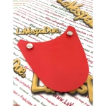 Paraspruzzi rosso completo di rivetti per PIAGGIO CIAO SC L P PV PX PXV CIAO EU1-EU2 MIX TEEN adattabile SI BOXER GRILLO parafango anteriore r.o. 142779 142425