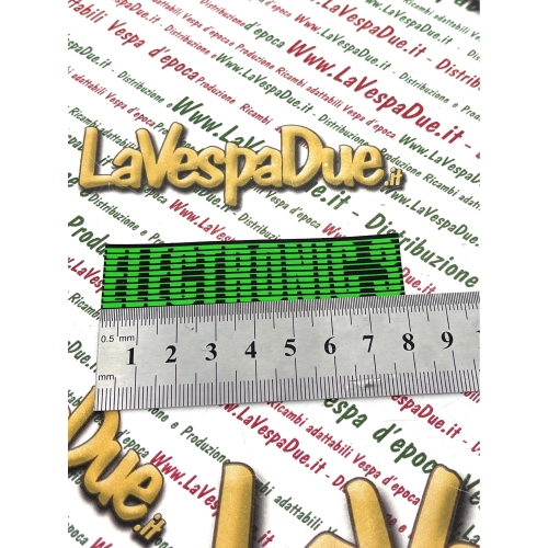 ELECTRONIC 3 side sticker for VESPA PK 90 125 V9X1T VMX5T for left side panel positioned under the PK lettering