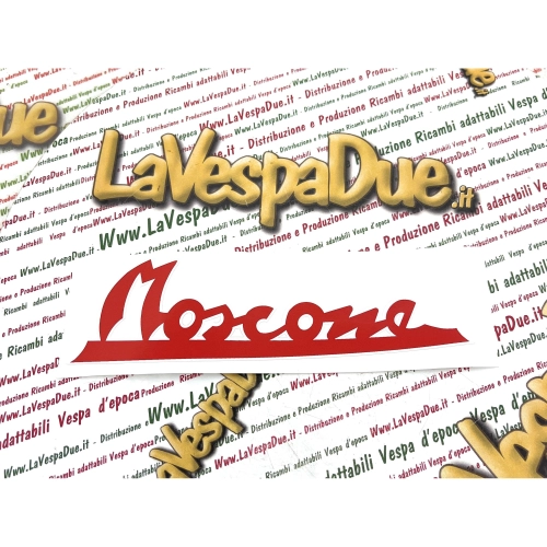 MOSCONE side sticker for PIAGGIO Moscone outboard motor tank