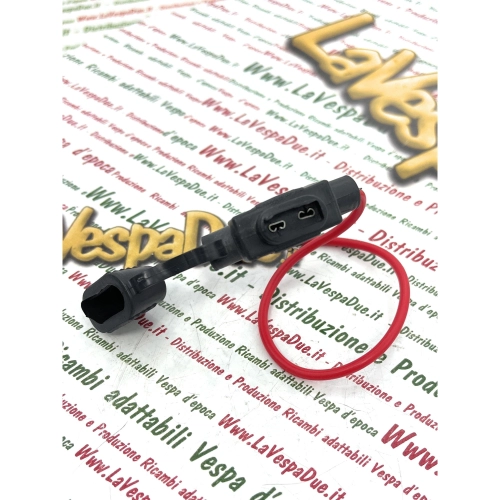 Porte-fusible à lame miniature, petit modèle, 6, 12 et 24 volts, pour Vespa, Ape, Lambretta, Fiat, voiture, moto et scooter.