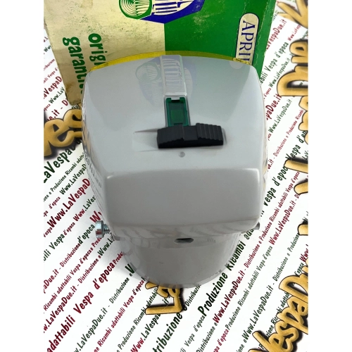 Yellow front headlight assembly APRILIA 95 EKP grey plastic body 960 and yellow transparent for PIAGGIO GARELLI APRILIA mopeds and various plastic ones with approval