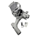 Carter moteur complet PINASCO SMART VESPA 200 PX PE avec admission à clapets, conçu pour les carburateurs SI jusqu'à 28 mm de diamètre.