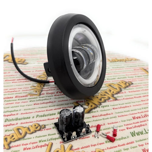 SIEM complete LED headlight assembly for VESPA PK