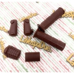 Brown rubber parts kit for VESPA 50 90 125 SPECIAL ET3 PRIMAVERA NLR grips shoes rubber brake pedal starter