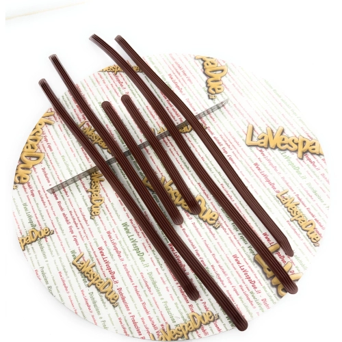 Complete set of brown rubber strips floorboard strips for VESPA 50 NR set of 6 pieces Italian product ro 610284M with 10 holes on the longest strip