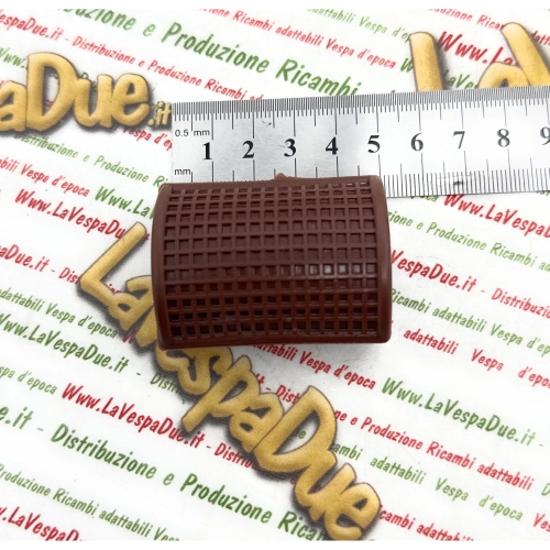 Gummibremspedalabdeckung Braun VESPA 50 LR SPECIAL 90 SS 125 PK PRIMAVERA PX PE ET3 150 200 kurze Ausführung ro 182051