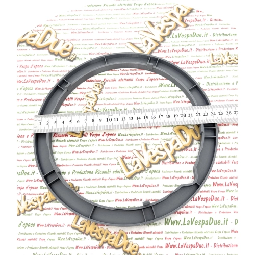 3D-Radmuttern-Abdeckring Grau für VESPA 50 125 PK XL HP S FL AUTOMATICA PLURIMATIC RUSH N FL2