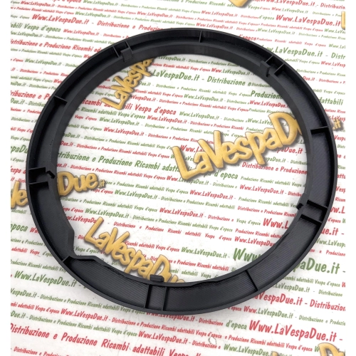 3D-Radmuttern-Abdeckring, schwarz, für VESPA 50 125 PK XL HP S FL AUTOMATICA PLURIMATIC RUSH N FL2