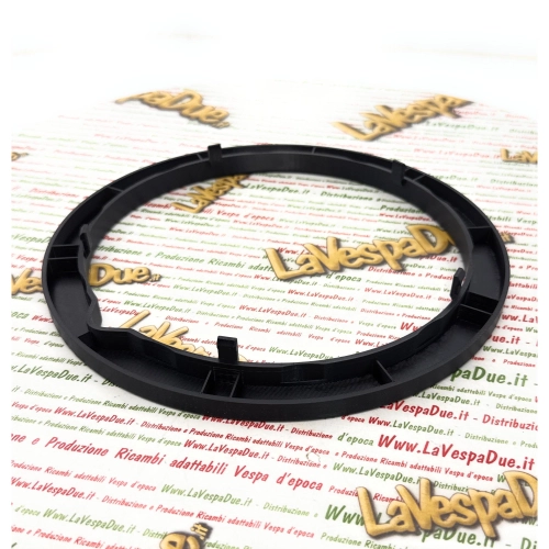 3D-Radmuttern-Abdeckring, schwarz, für VESPA 50 125 PK XL HP S FL AUTOMATICA PLURIMATIC RUSH N FL2