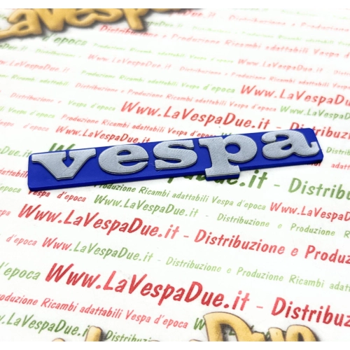 3D-gedrucktes blaues Frontkennzeichen für VESPA 50 125 PS V FL FL2 N XL