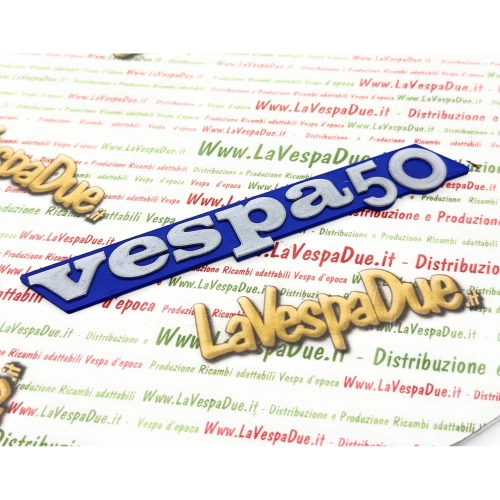 Plaque latérale bleue imprimée en 3D pour Vespa 50 125 CV V FL FL2 N XL