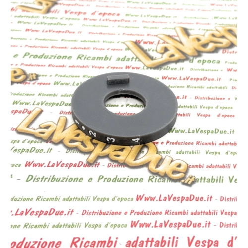 Bague indicatrice de vitesse grise imprimée en 3D à 4 rapports pour Vespa 50 125 CV V FL FL2 N XL