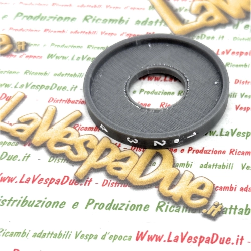 Bague indicatrice de vitesse grise imprimée en 3D à 4 rapports pour Vespa 50 125 CV V FL FL2 N XL