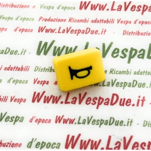 3D-gedruckter Hupenschalterknopf für VESPA 50 125 PS V FL FL2 N XL, gelbe Ersatzabdeckung