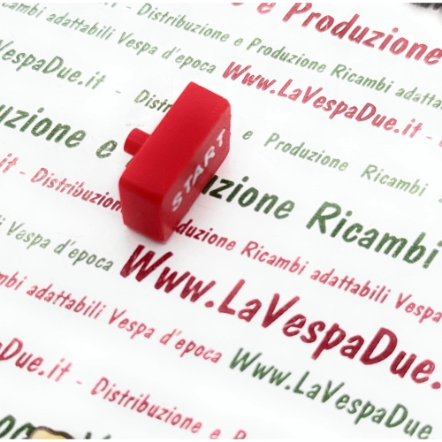 Botón de arranque impreso en 3D para VESPA 50 125 HP V FL FL2 N XL, color rojo. Tapa de repuesto para interruptor.