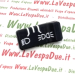Pulsante interruttore luci fari stampato 3D VESPA 50 125 HP V FL FL2 N XL Nero coperchio ricambio commutatore