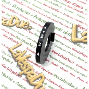 Schwarzer, 3D-gedruckter 4-Gang-Ganganzeigering für VESPA 50 125 PS V FL FL2 N XL