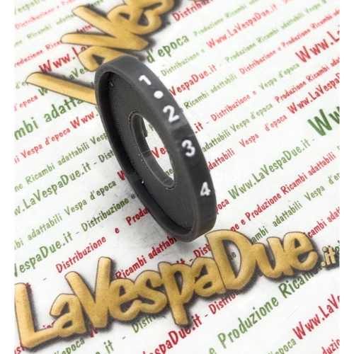Bague indicatrice de vitesse grise imprimée en 3D à 4 rapports pour Vespa 50 125 CV V FL FL2 N XL