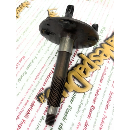 Achse mit Vorderradbefestigungsflansch für APE AC4T AE01T AE1T AD1T >5877 PENTARO APB1T 2261 > APC1T NOS Lagerbestand Zahnrad mit Tachometerbuchsenwelle n 10 Umdrehungen