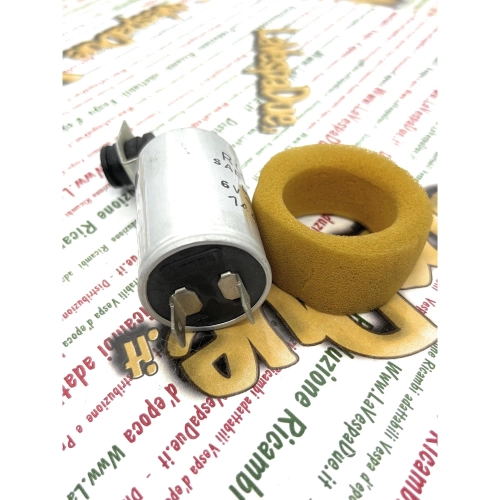 ROLUX thermal switch with bracket 6v 42w for VESPA foreign market PIAGGIO CIAO BRAVO AMERICA USA PR BRAVO USA NOS spare part with bracket and rubber