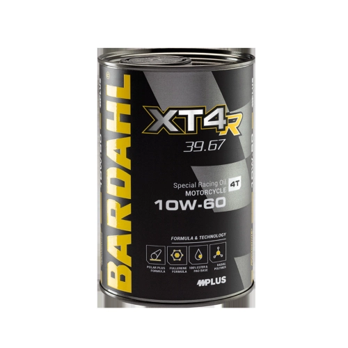 BARDAHL XT4-R C60 RACING 39.67 10W-60 1 Liter Motorenöl, entwickelt für extreme Bedingungen im Motorsportbereich, getestet für DUCATI, ABARTH, VESPA, APE, LAMBRETTA, FIAT, ALFA ROMEO und LANCIA