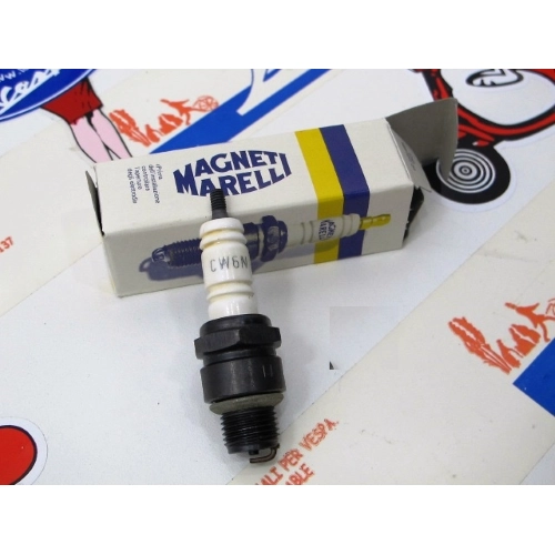 Candela MAGNETI MARELLI CW6N bianca passo corto fondo di magazzino per VESPA 50 90 98 125 150 160 180 200