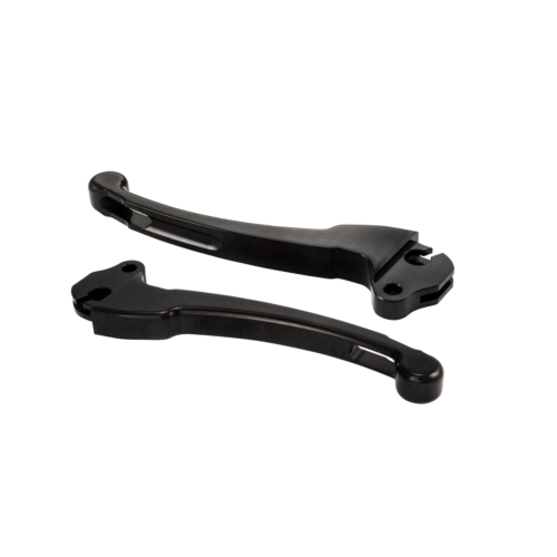 PAIR OF BLACK SPORT LEVERS SIP J6312PBL FOR VESPA 50 80 90 125 150 160 180 200 NLR SPECIAL PRIMAVERA ET3 PK S XL VNA VNB TS GT GTR SPRINT VBA GS SS RALLY PX PE