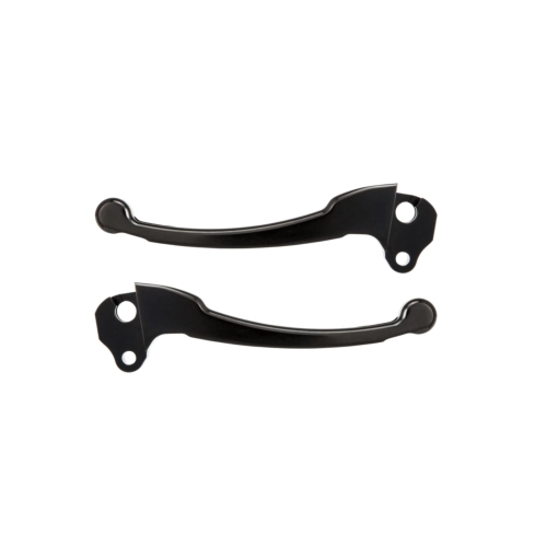 PAIR OF BLACK SPORT LEVERS SIP J6312PBL FOR VESPA 50 80 90 125 150 160 180 200 NLR SPECIAL PRIMAVERA ET3 PK S XL VNA VNB TS GT GTR SPRINT VBA GS SS RALLY PX PE