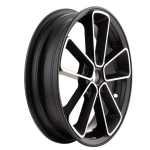 Felge SIP SERIES PORDOI 3.0 x 13" ET20 5x86 für VESPA 125 150 200 250 300 GTS SUPER SUPER GTV GT 60 GT GT, anpassbar für GILERA FUOCO 500 und PIAGGIO MP3 125 500, schlauchlose Vorder- und Hinterradfelge 300 13 5 86, Umbau von 12 auf 13"
