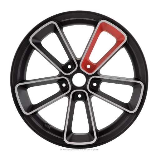 Wheel rim SIP SERIES PORDOI 3.0 x 13" ET20 5x86 for VESPA 125 150 200 250 300 GTS SUPER SUPER GTV GT 60 GT GT adaptable GILERA FUOCO 500 PIAGGIO MP3 125 500 front and rear tubeless rim 300 13 5 86 conversion modification 12 to 13"