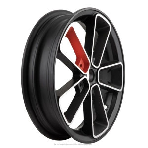 Wheel rim SIP SERIES PORDOI 3.0 x 13" ET20 5x86 for VESPA 125 150 200 250 300 GTS SUPER SUPER GTV GT 60 GT GT adaptable GILERA FUOCO 500 PIAGGIO MP3 125 500 front and rear tubeless rim 300 13 5 86 conversion modification 12 to 13"