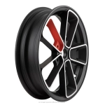 Felge SIP SERIES PORDOI 3.0 x 13" ET20 5x86 für VESPA 125 150 200 250 300 GTS SUPER SUPER GTV GT 60 GT GT, anpassbar für GILERA FUOCO 500 und PIAGGIO MP3 125 500, schlauchlose Vorder- und Hinterradfelge 300 13 5 86, Umbau von 12 auf 13"