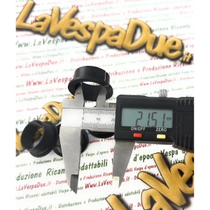 Satz mit 4 Lenkerbuchsen für Benzinschlauch und 3D-Schalthebel, schwarz, für VESPA 50 125 PS V FL FL2