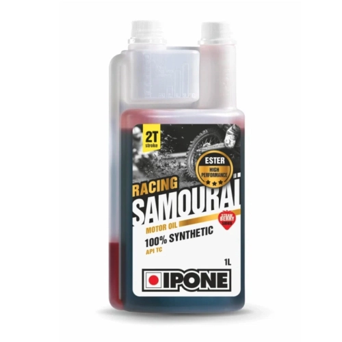 IPONE SAMOURAI RACING Synthetic 2T Strawberry Oil for Vespa Lambretta Ciao SCOOTER 2 stroke