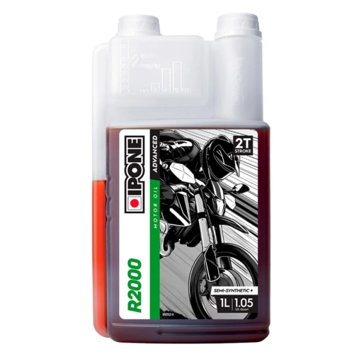 Aceite Mezcla IPONE R2000 Semisintético 2T para SCOOTER VESPA Lambretta Ciao 2 tiempos