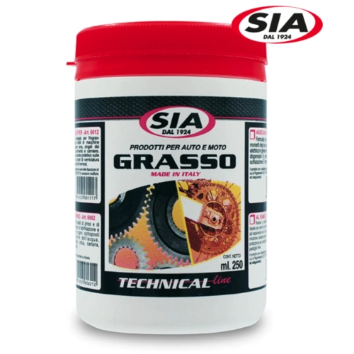 Graisse au lithium SIA 250 ml spéciale multi-usages convenant aux roulements VESPA APE LAMBRETTA